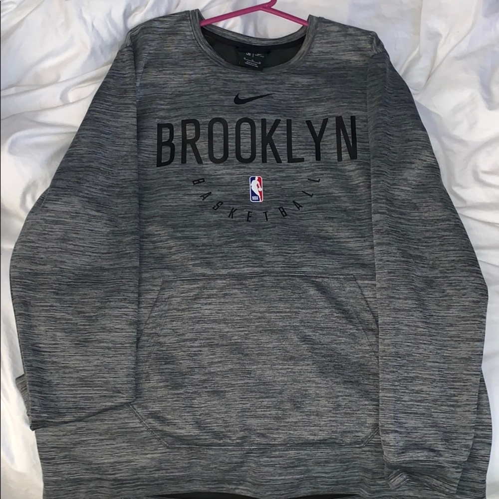 Nike Brooklyn Nets Dri-Fit Crewneck Sweatshirt